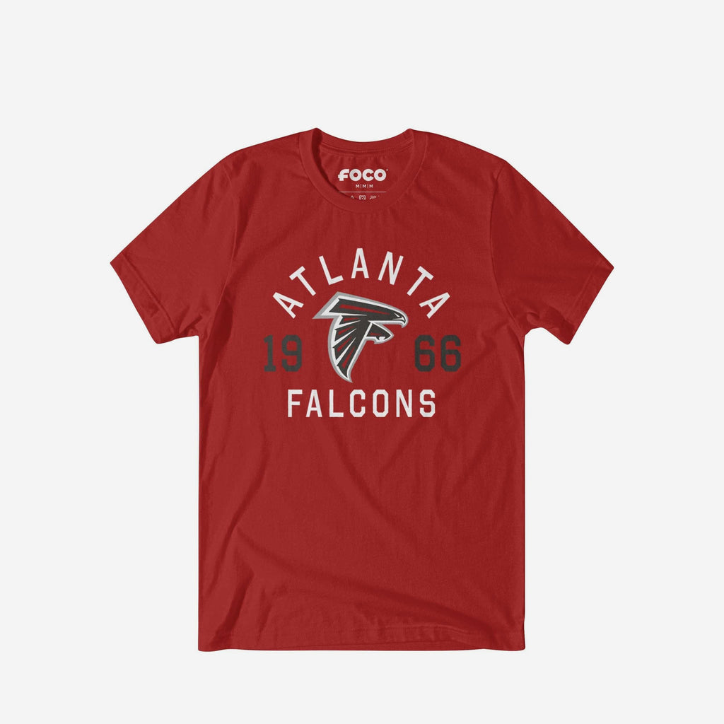Atlanta Falcons Heritage Print T-Shirt FOCO Black S - FOCO.com