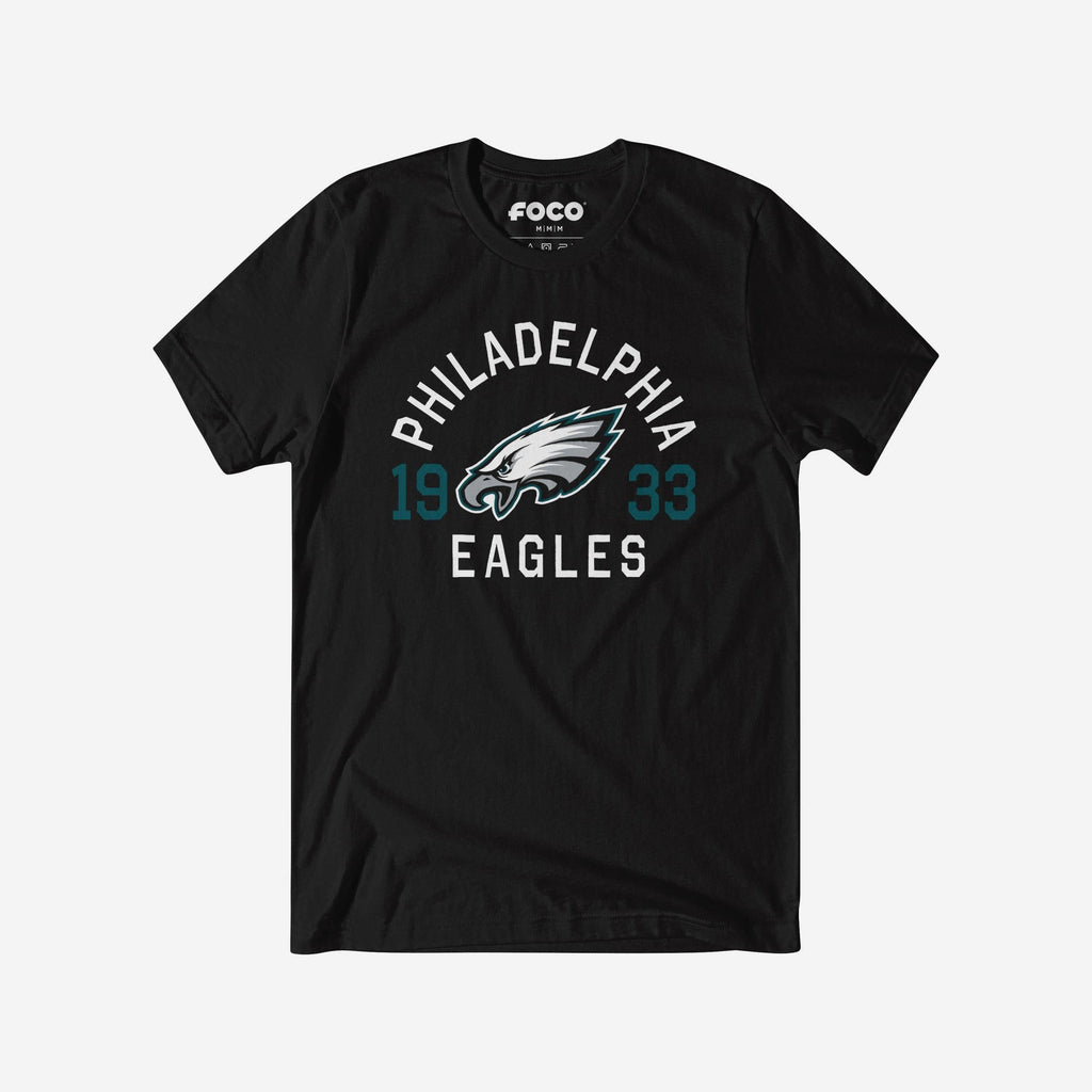 Philadelphia Eagles Heritage Print T-Shirt FOCO Ash S - FOCO.com