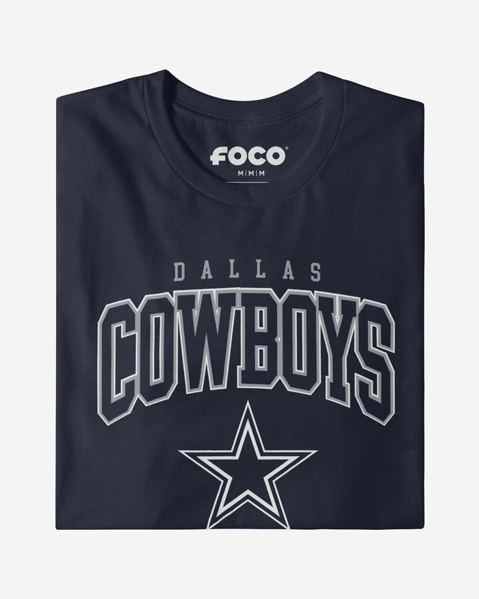 Dallas Cowboys Classic Arched Logo Long Sleeve T-Shirt FOCO - FOCO.com