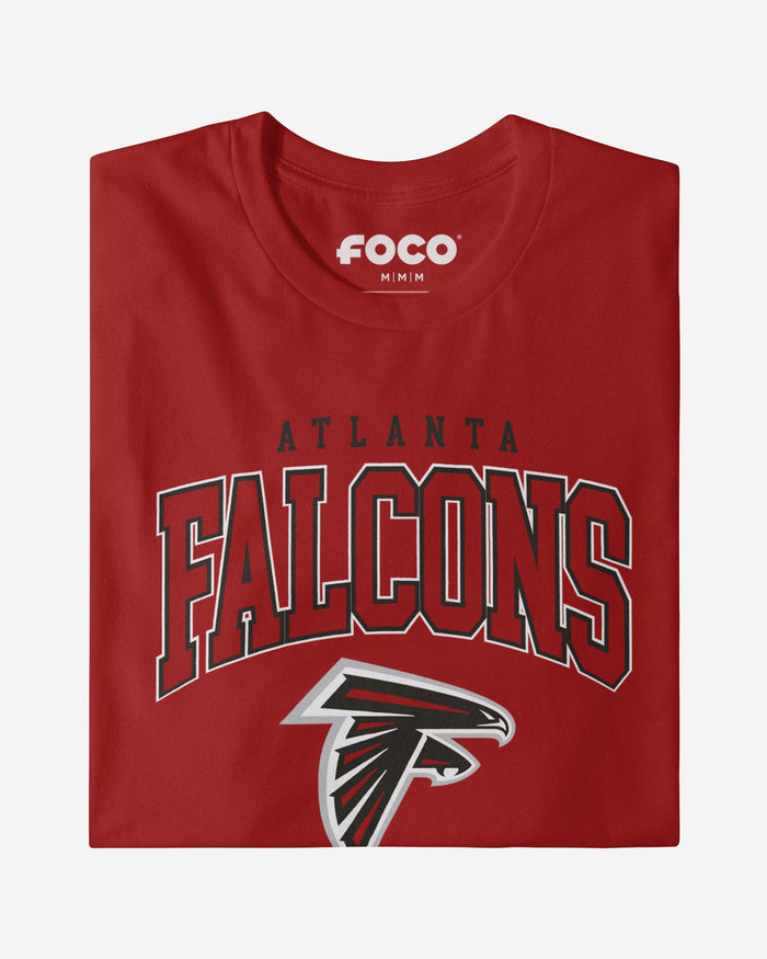 Atlanta Falcons Classic Arched Logo Long Sleeve T-Shirt FOCO - FOCO.com