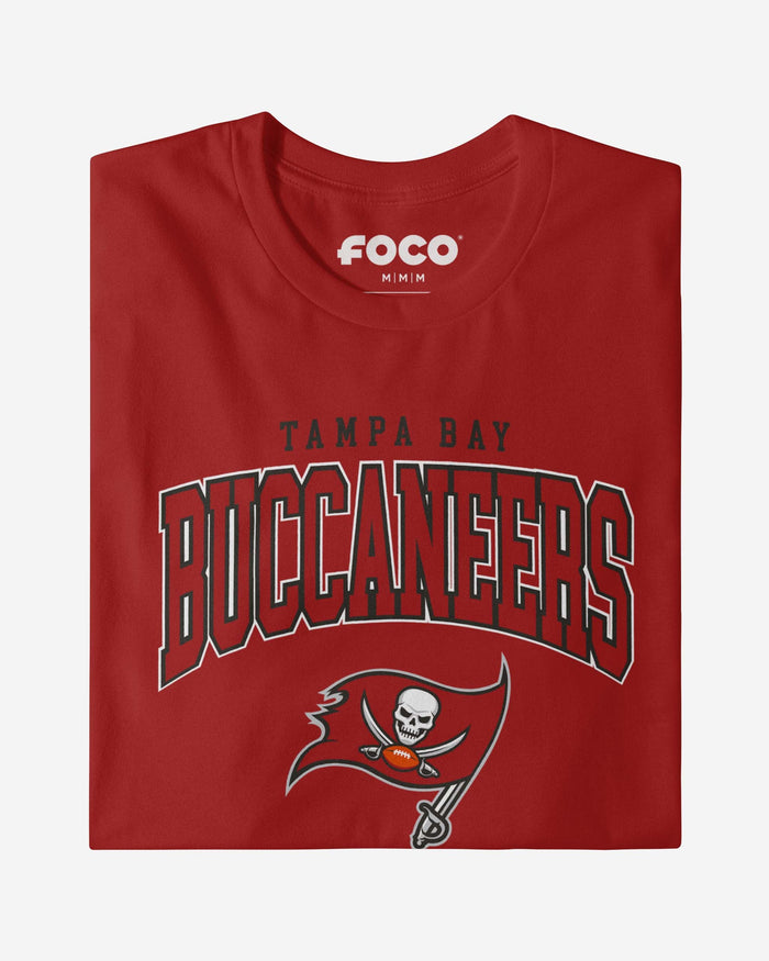 Tampa Bay Buccaneers Classic Arched Logo Long Sleeve T-Shirt FOCO - FOCO.com