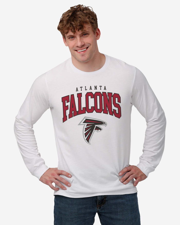 Atlanta Falcons Classic Arched Logo Long Sleeve T-Shirt FOCO - FOCO.com