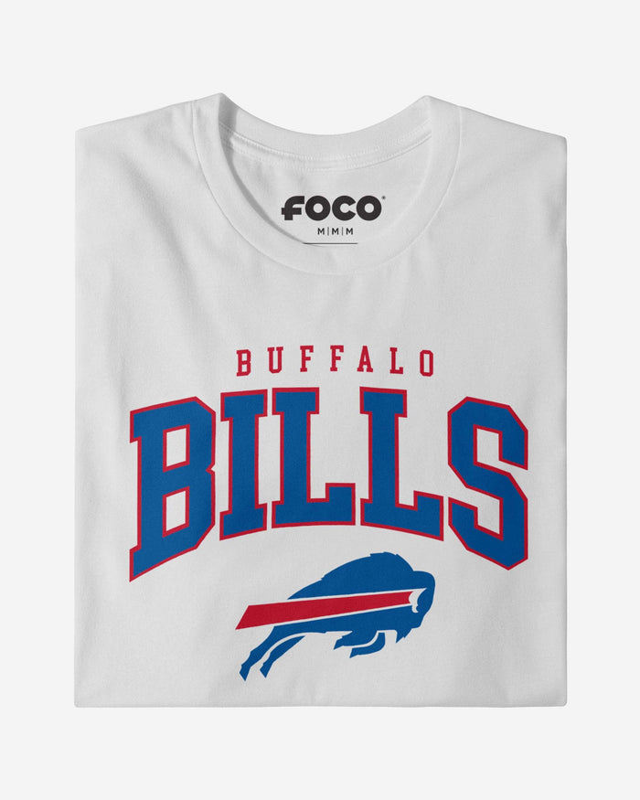 Buffalo Bills Classic Arched Logo Long Sleeve T-Shirt FOCO - FOCO.com