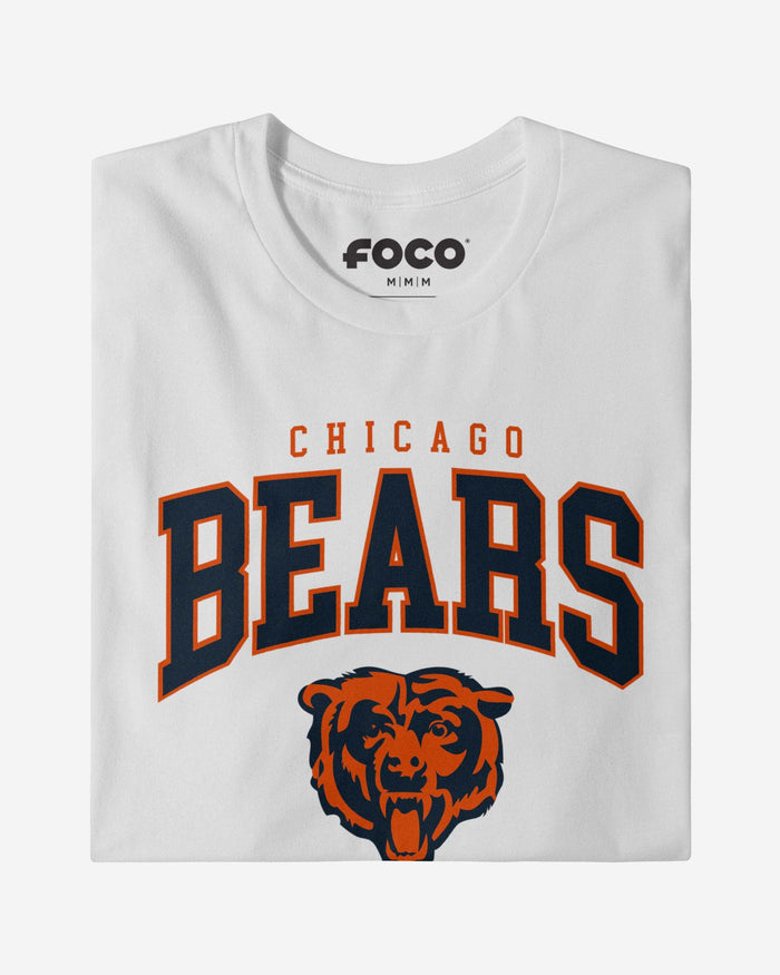 Chicago Bears Classic Arched Logo Long Sleeve T-Shirt FOCO - FOCO.com