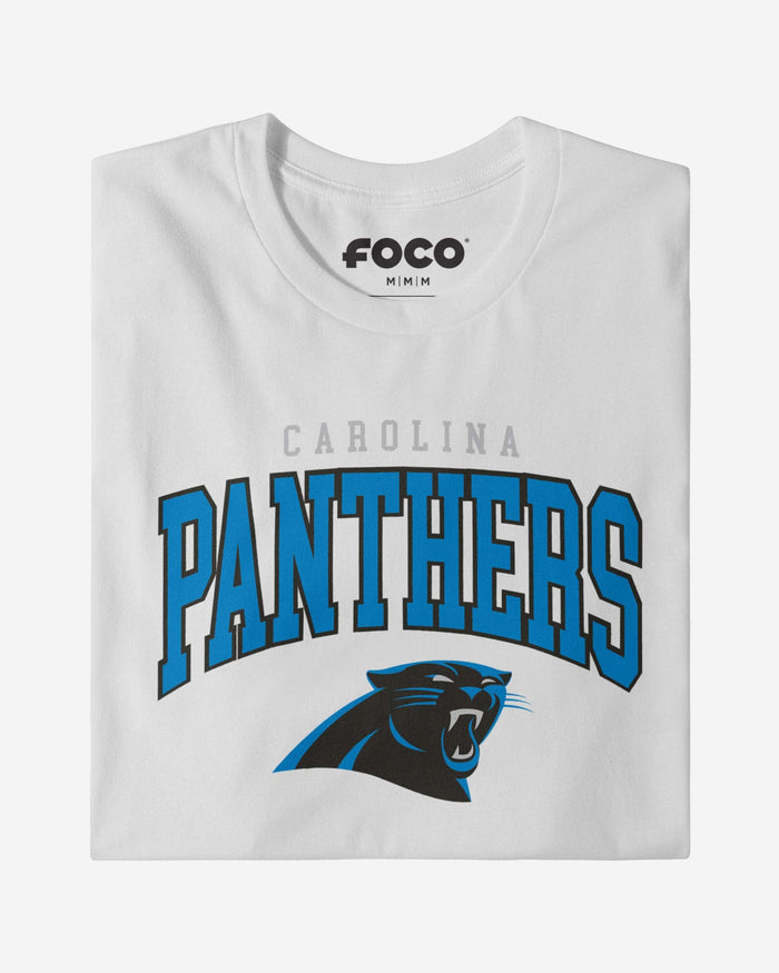 Carolina Panthers Classic Arched Logo Long Sleeve T-Shirt FOCO - FOCO.com