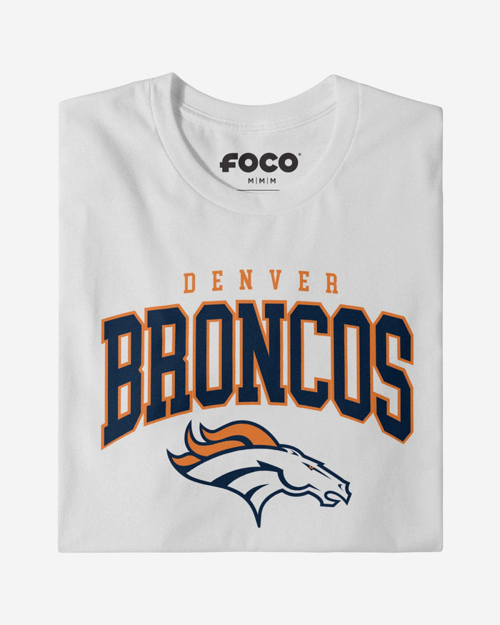 Denver Broncos Classic Arched Logo Long Sleeve T-Shirt FOCO - FOCO.com