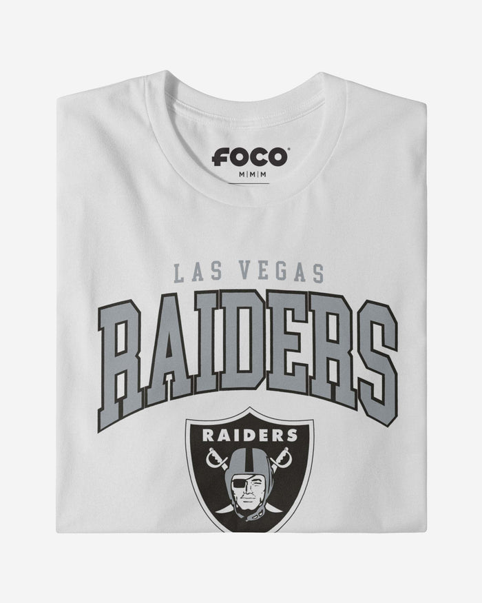 Las Vegas Raiders Classic Arched Logo Long Sleeve T-Shirt FOCO - FOCO.com