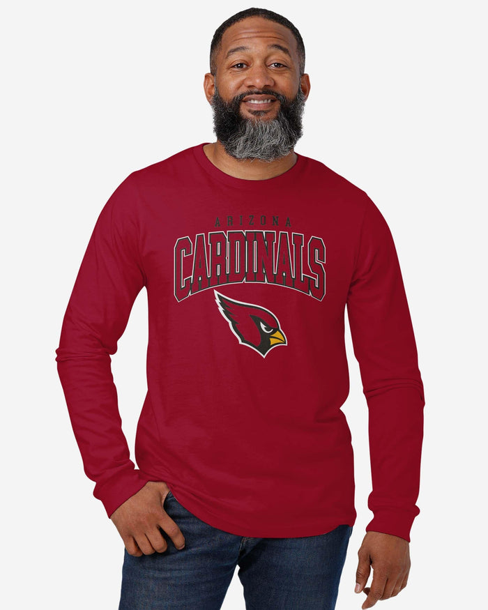 Arizona Cardinals Classic Arched Logo Long Sleeve T-Shirt FOCO - FOCO.com