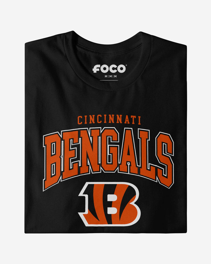 Cincinnati Bengals Classic Arched Logo Long Sleeve T-Shirt FOCO - FOCO.com