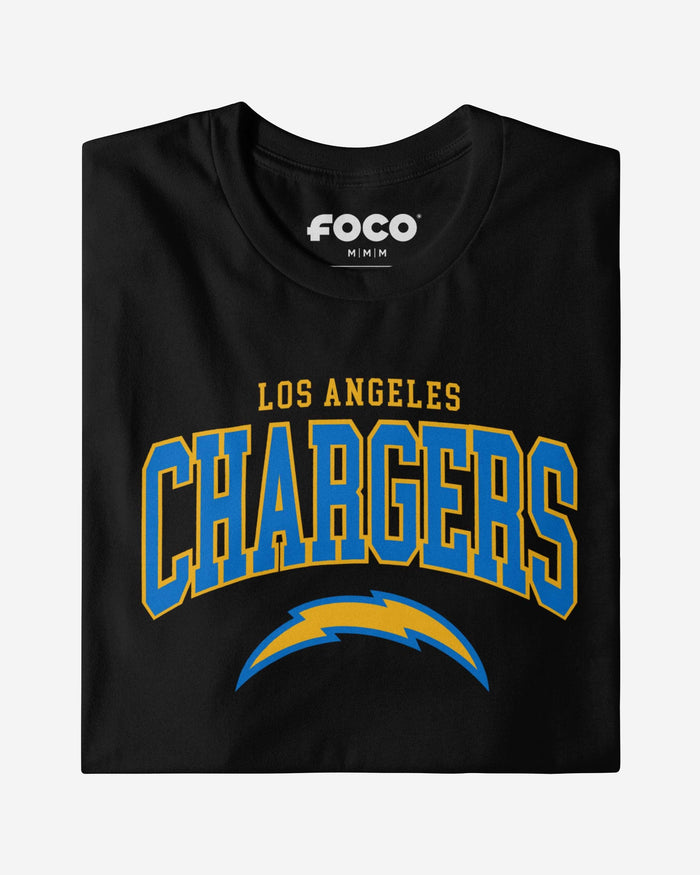 Los Angeles Chargers Classic Arched Logo Long Sleeve T-Shirt FOCO - FOCO.com