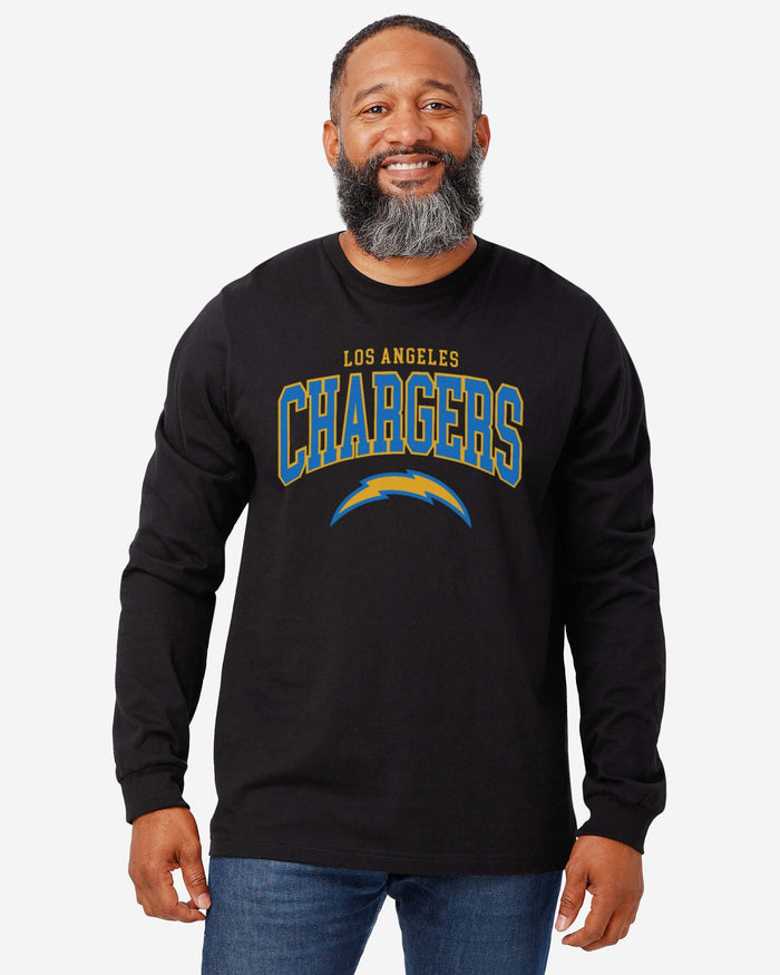 Los Angeles Chargers Classic Arched Logo Long Sleeve T-Shirt FOCO - FOCO.com