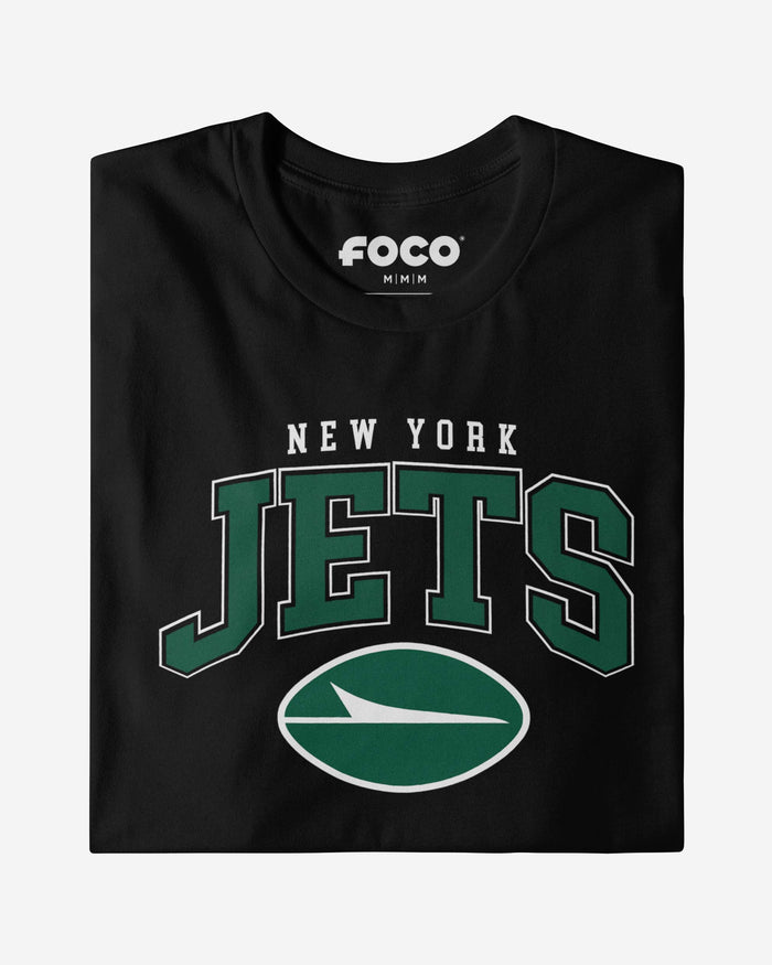 New York Jets Classic Arched Logo Long Sleeve T-Shirt FOCO - FOCO.com