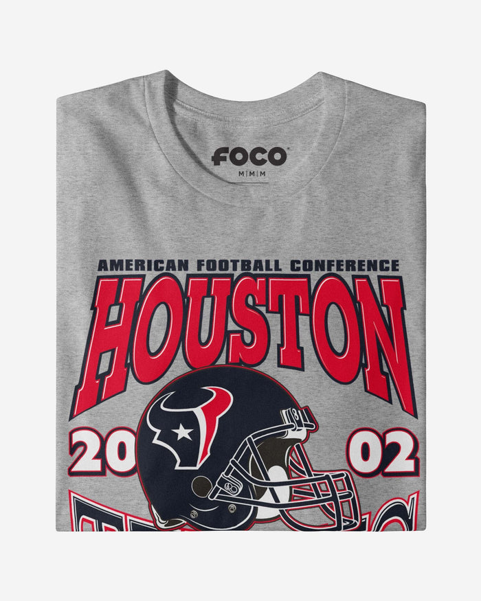 Houston Texans Classic Team Helmet Long Sleeve T-Shirt FOCO - FOCO.com