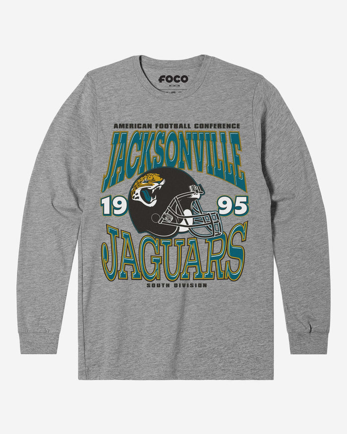 Jacksonville Jaguars Classic Team Helmet Long Sleeve T-Shirt FOCO S - FOCO.com