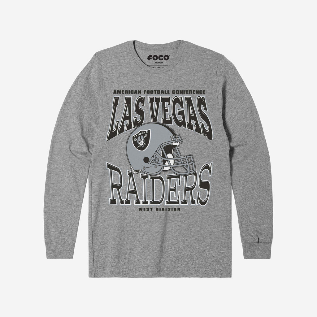 Las Vegas Raiders Classic Team Helmet Long Sleeve T-Shirt