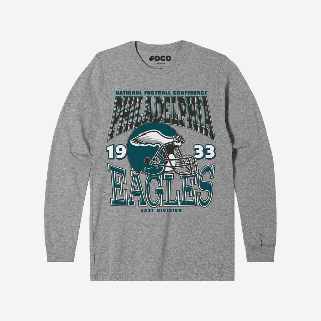 Philadelphia Eagles Classic Team Helmet Long Sleeve T-Shirt