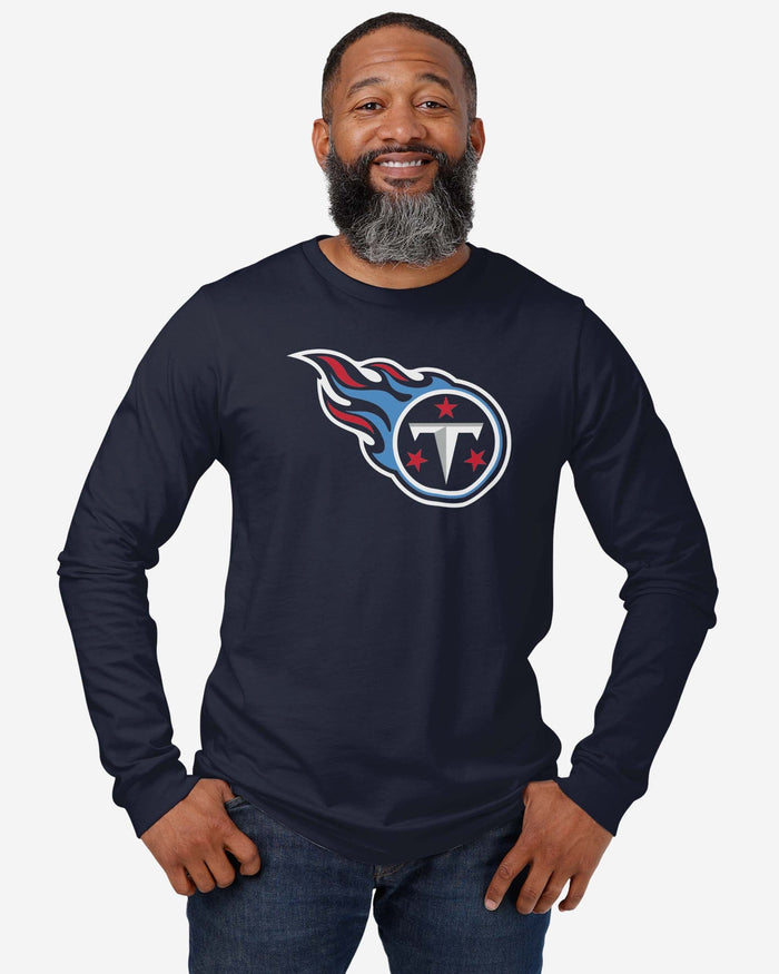 Tennessee Titans Primary Logo Long Sleeve T-Shirt FOCO - FOCO.com