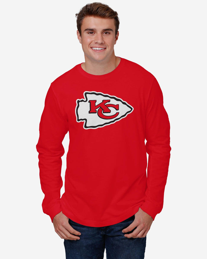 Kansas City Chiefs Primary Logo Long Sleeve T-Shirt FOCO - FOCO.com