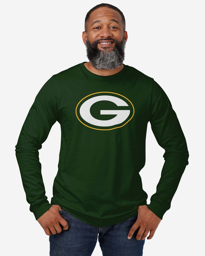 Green Bay Packers Primary Logo Long Sleeve T-Shirt FOCO - FOCO.com