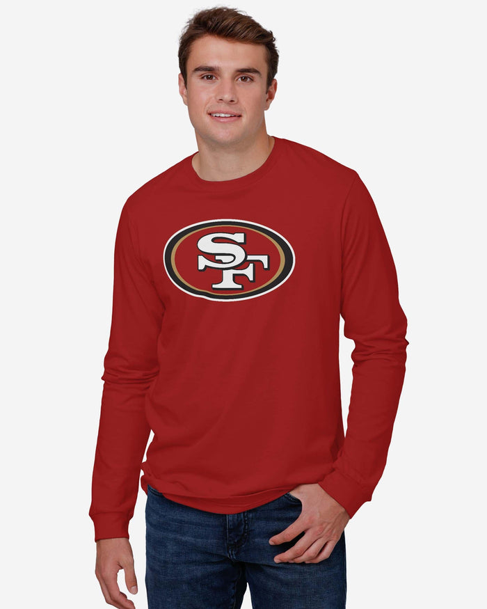 San Francisco 49ers Primary Logo Long Sleeve T-Shirt FOCO - FOCO.com