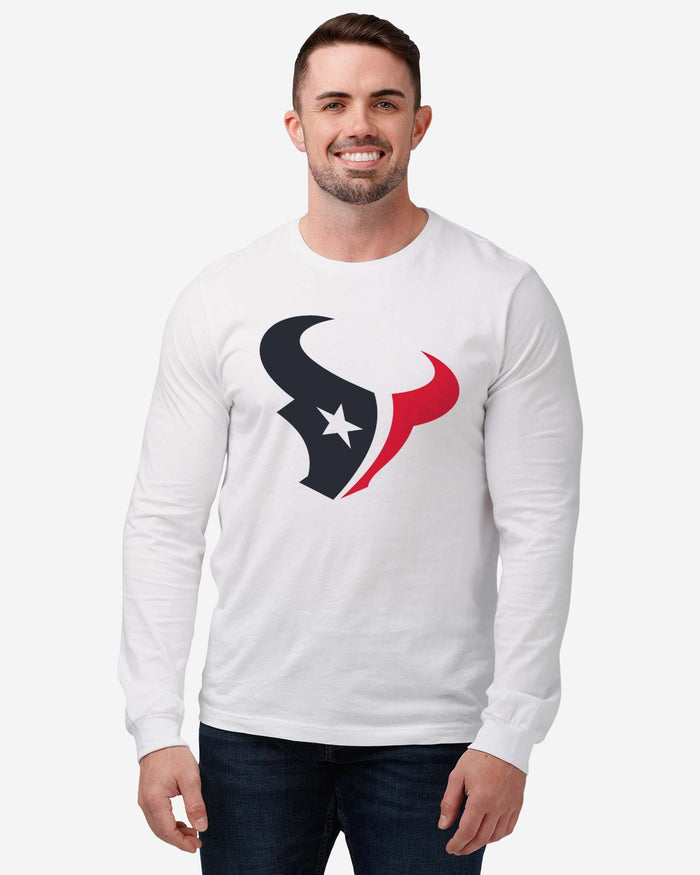 Houston Texans Primary Logo Long Sleeve T-Shirt FOCO - FOCO.com