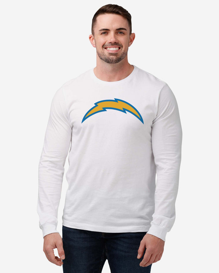 Los Angeles Chargers Primary Logo Long Sleeve T-Shirt FOCO - FOCO.com