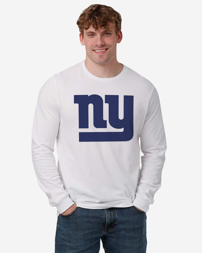 New York Giants Primary Logo Long Sleeve T-Shirt FOCO - FOCO.com