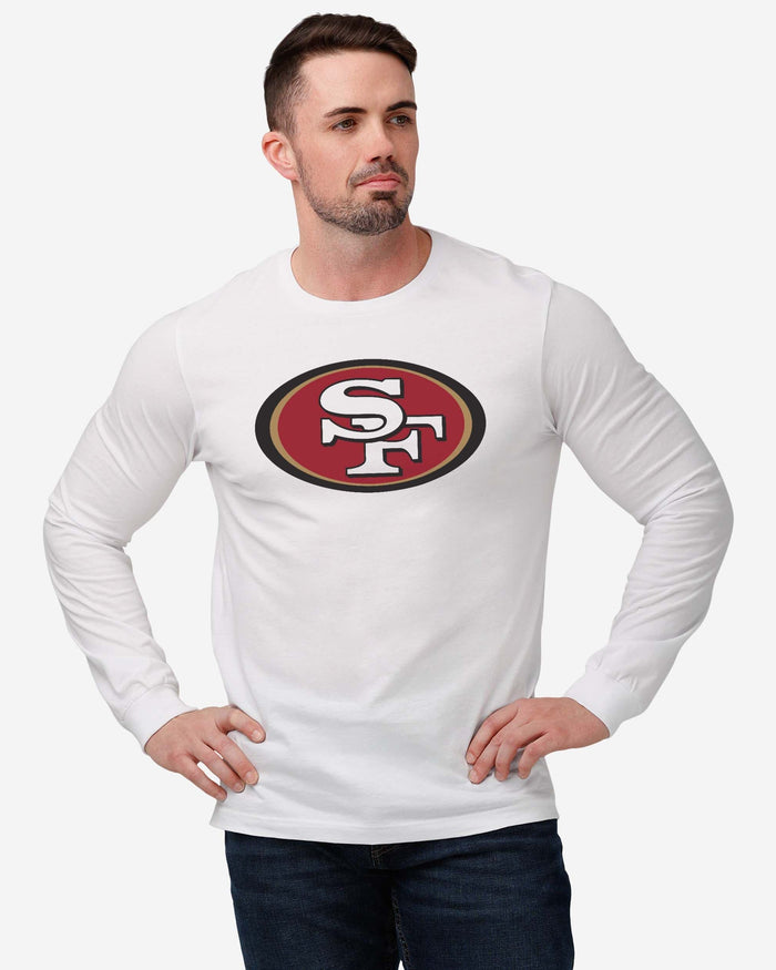 San Francisco 49ers Primary Logo Long Sleeve T-Shirt FOCO - FOCO.com