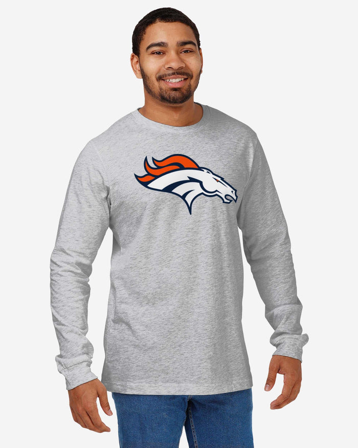 Denver Broncos Primary Logo Long Sleeve T-Shirt FOCO - FOCO.com