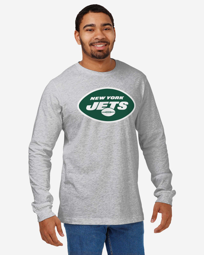 New York Jets 2019 Retro Logo Long Sleeve T-Shirt FOCO - FOCO.com