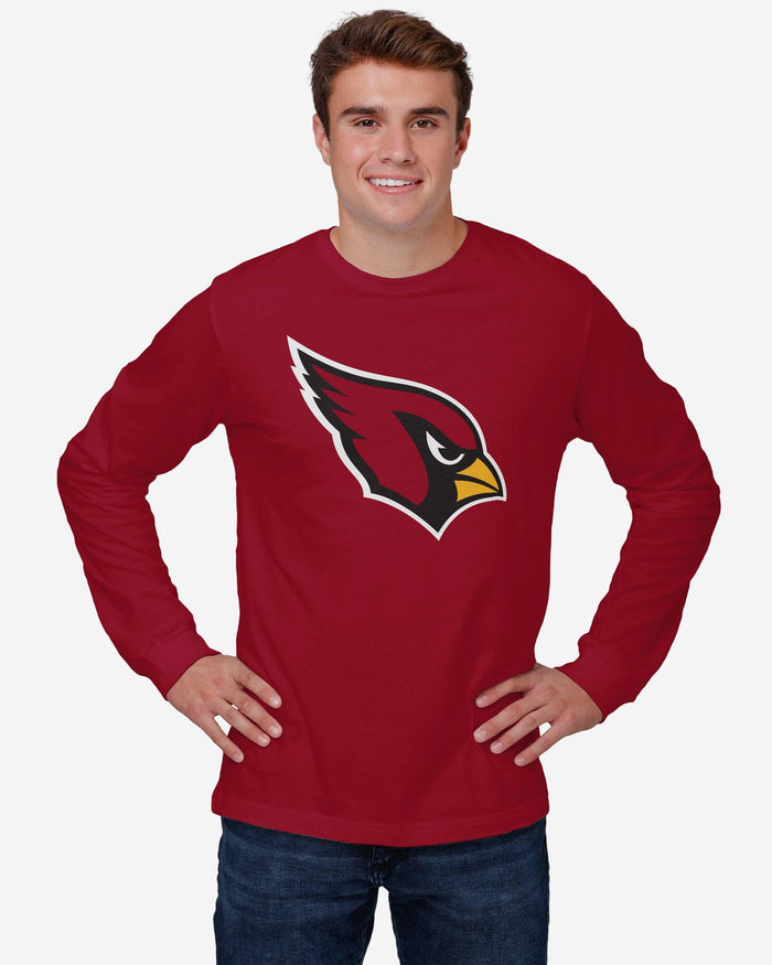 Arizona Cardinals Primary Logo Long Sleeve T-Shirt FOCO - FOCO.com