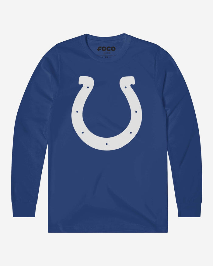 Indianapolis Colts Primary Logo Long Sleeve T-Shirt FOCO True Royal S - FOCO.com