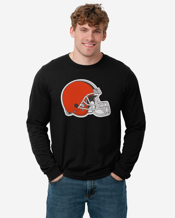 Cleveland Browns Primary Logo Long Sleeve T-Shirt FOCO - FOCO.com