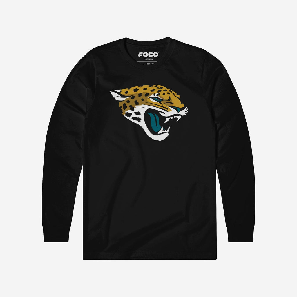 Jacksonville Jaguars Primary Logo Long Sleeve T-Shirt FOCO Black S - FOCO.com