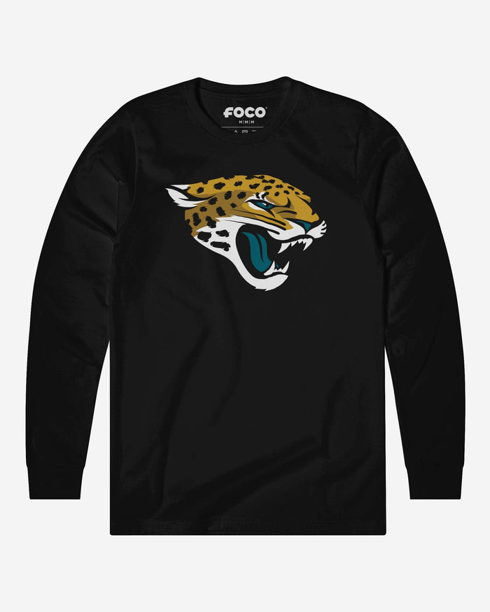 Jacksonville Jaguars Primary Logo Long Sleeve T-Shirt FOCO Black S - FOCO.com