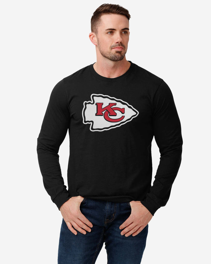 Kansas City Chiefs Primary Logo Long Sleeve T-Shirt FOCO - FOCO.com