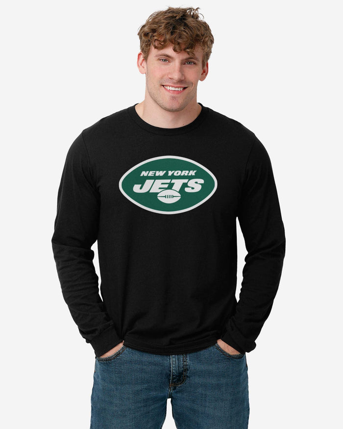 New York Jets 2019 Retro Logo Long Sleeve T-Shirt FOCO - FOCO.com