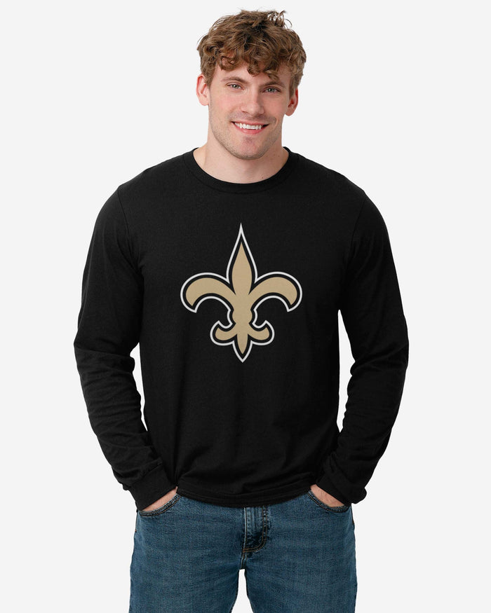 New Orleans Saints Primary Logo Long Sleeve T-Shirt FOCO - FOCO.com