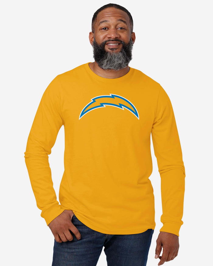 Los Angeles Chargers Primary Logo Long Sleeve T-Shirt FOCO - FOCO.com