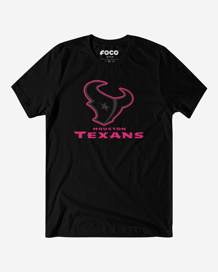 Houston Texans Highlight Reel T-Shirt FOCO Black/Neon Pink S - FOCO.com