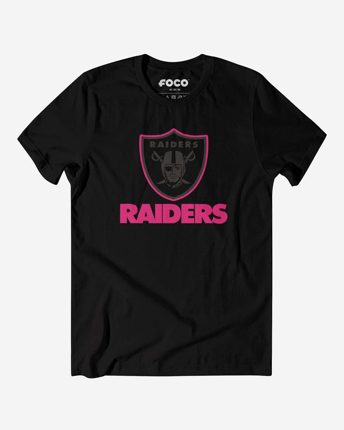 Las Vegas Raiders Highlight Reel T-Shirt FOCO Black/Neon Pink S - FOCO.com