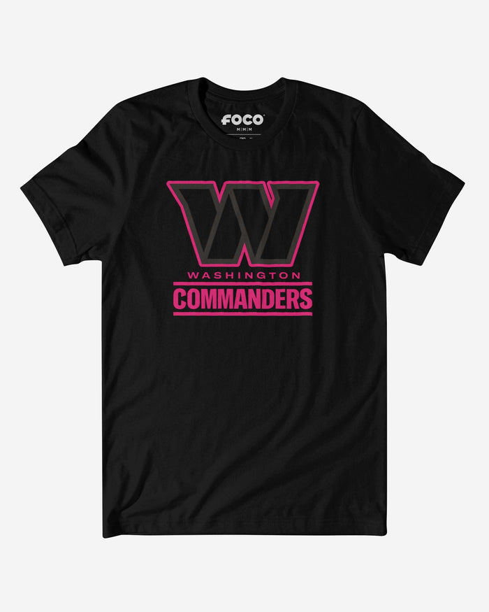 Washington Commanders Highlight Reel T-Shirt FOCO Black/Neon Pink S - FOCO.com