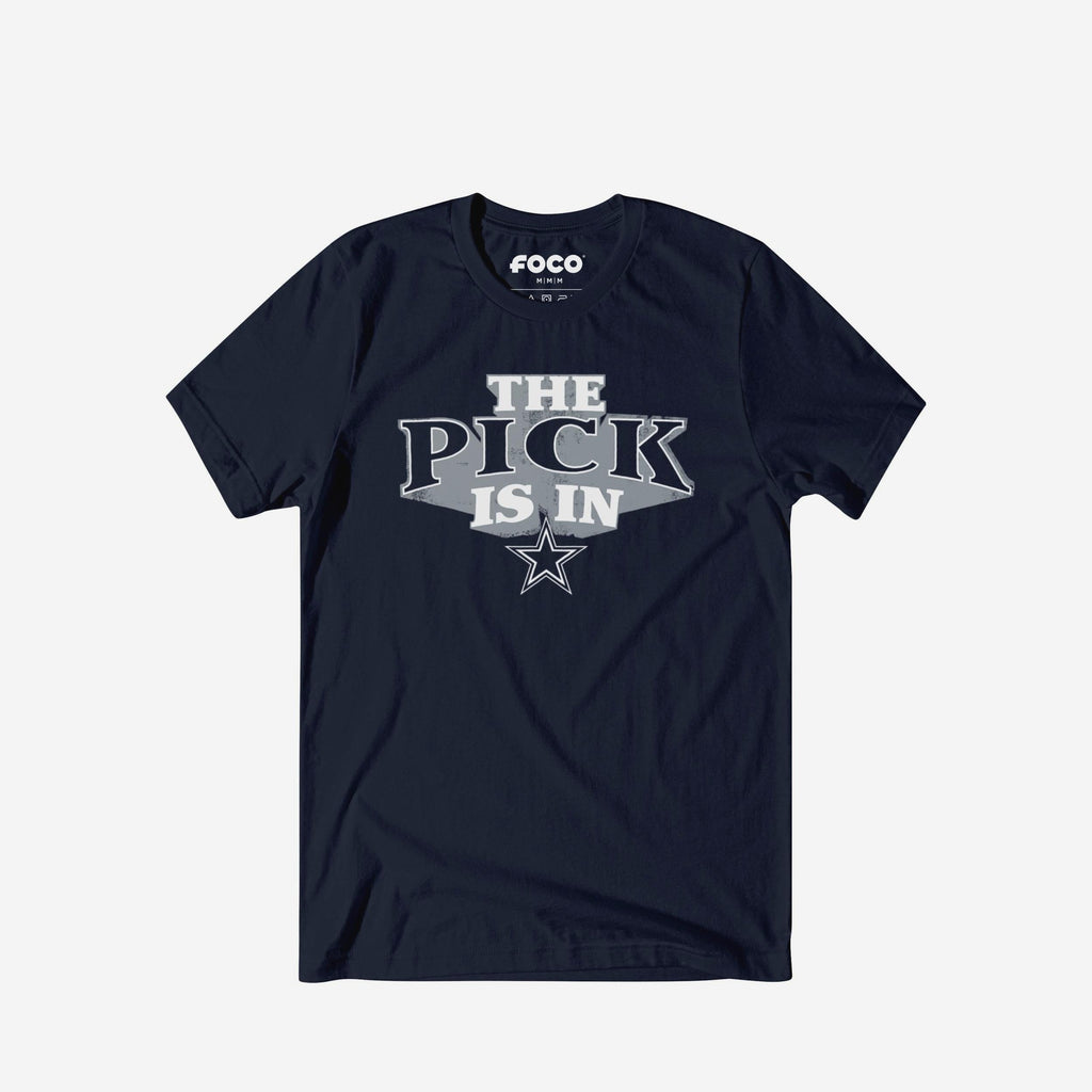 Dallas Cowboys Pick Is In T-Shirt FOCO S - FOCO.com