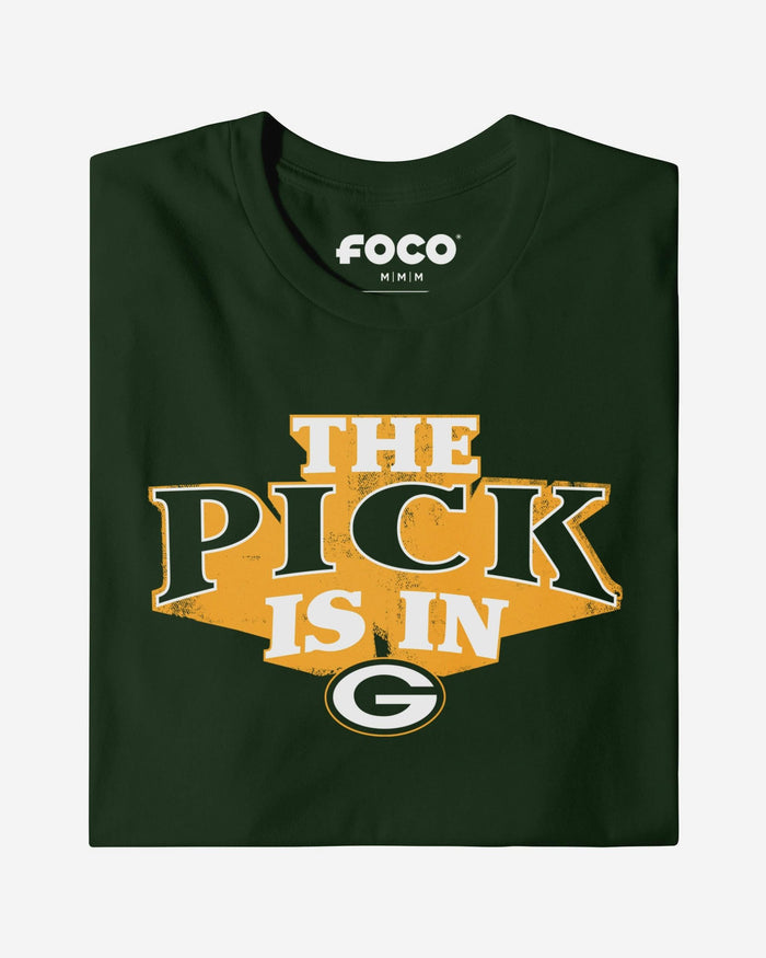Green Bay Packers Pick Is In T-Shirt FOCO S - FOCO.com