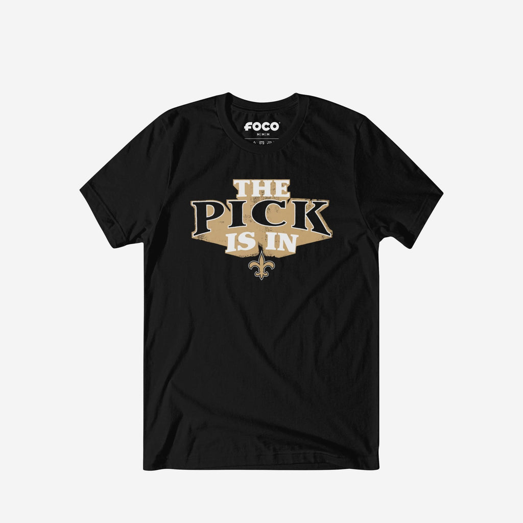 New Orleans Saints Pick Is In T-Shirt FOCO S - FOCO.com