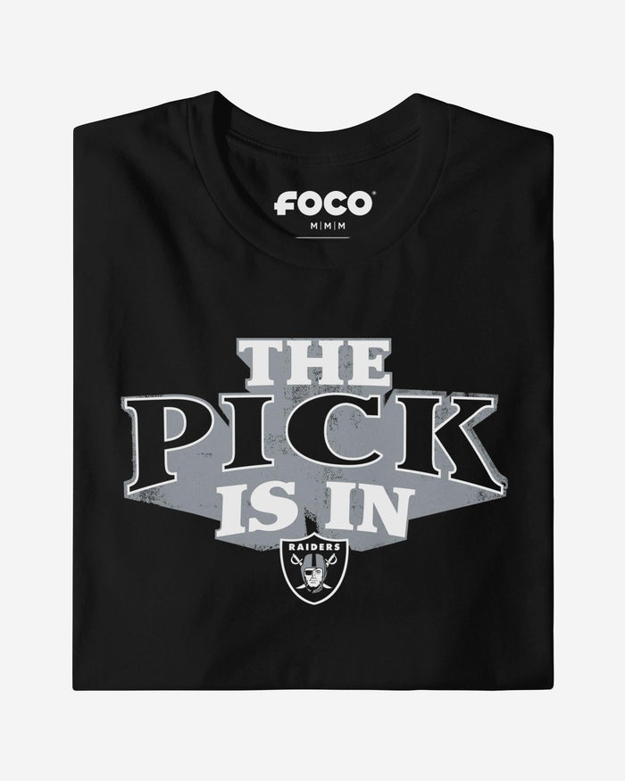 Las Vegas Raiders Pick Is In T-Shirt FOCO S - FOCO.com