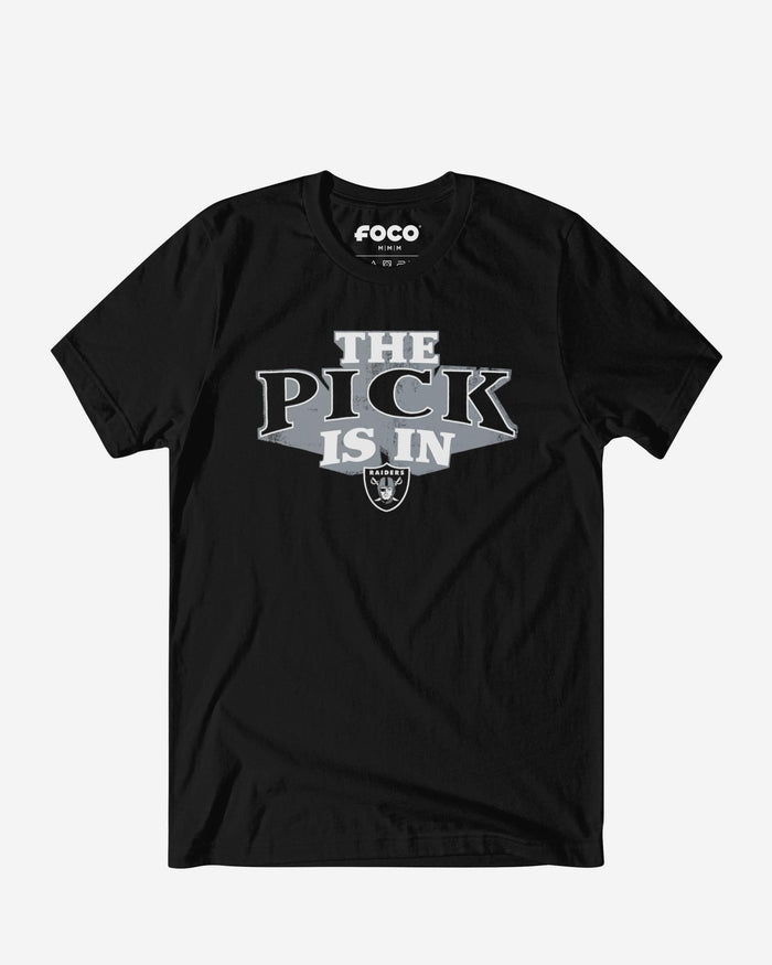 Las Vegas Raiders Pick Is In T-Shirt FOCO S - FOCO.com