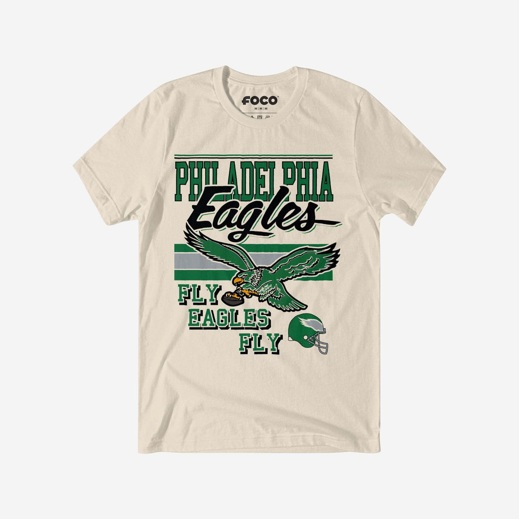 Philadelphia Eagles Retro Logo Mascot T-Shirt FOCO S - FOCO.com