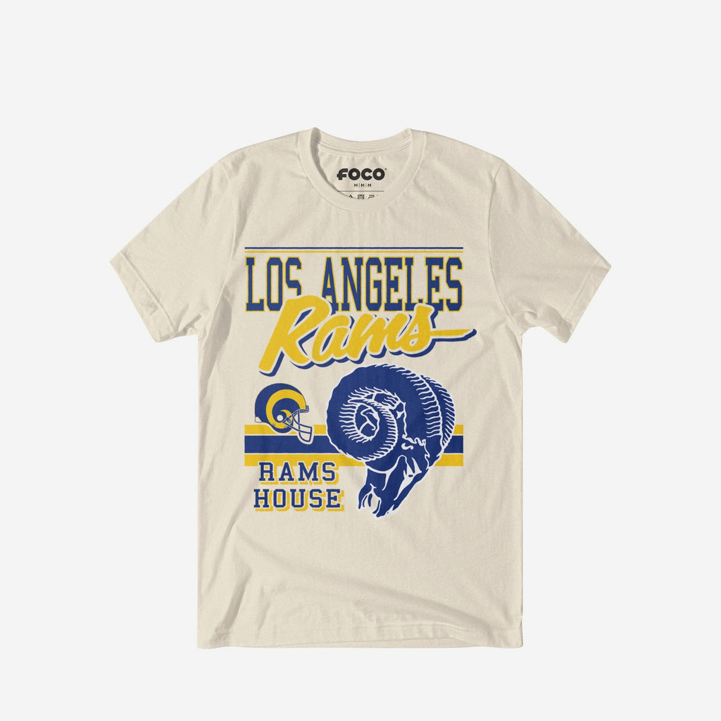 Los Angeles Rams Spirit Script T-Shirt FOCO S - FOCO.com