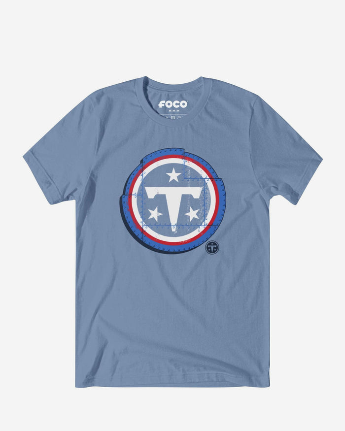 Tennessee Titans Rivet Logo T-Shirt FOCO S - FOCO.com